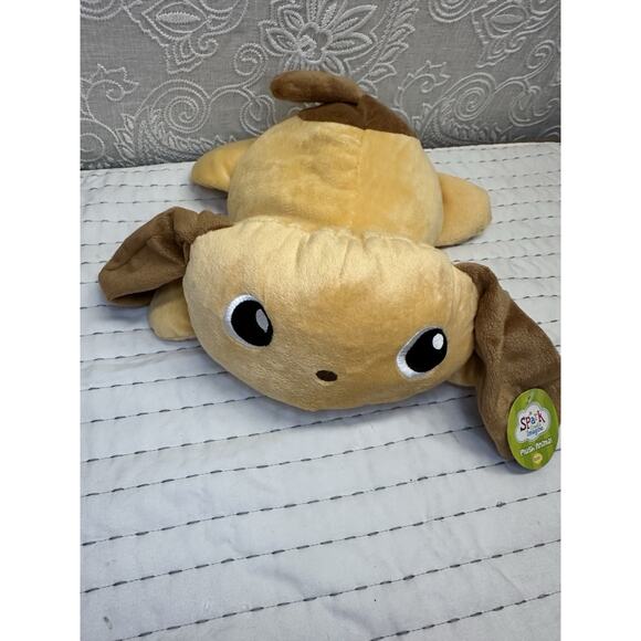 Animal Adventure Spark Create Imagine Puppy Dog Brown Laying Plush Spot 2018 12" - Picture 4 of 5
